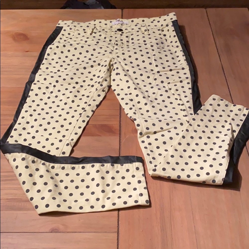 BCBG polka dot pants